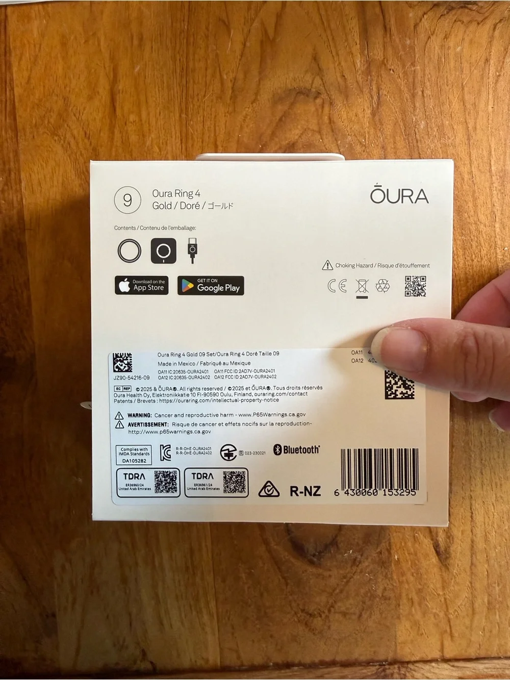 Oura health syncs clear